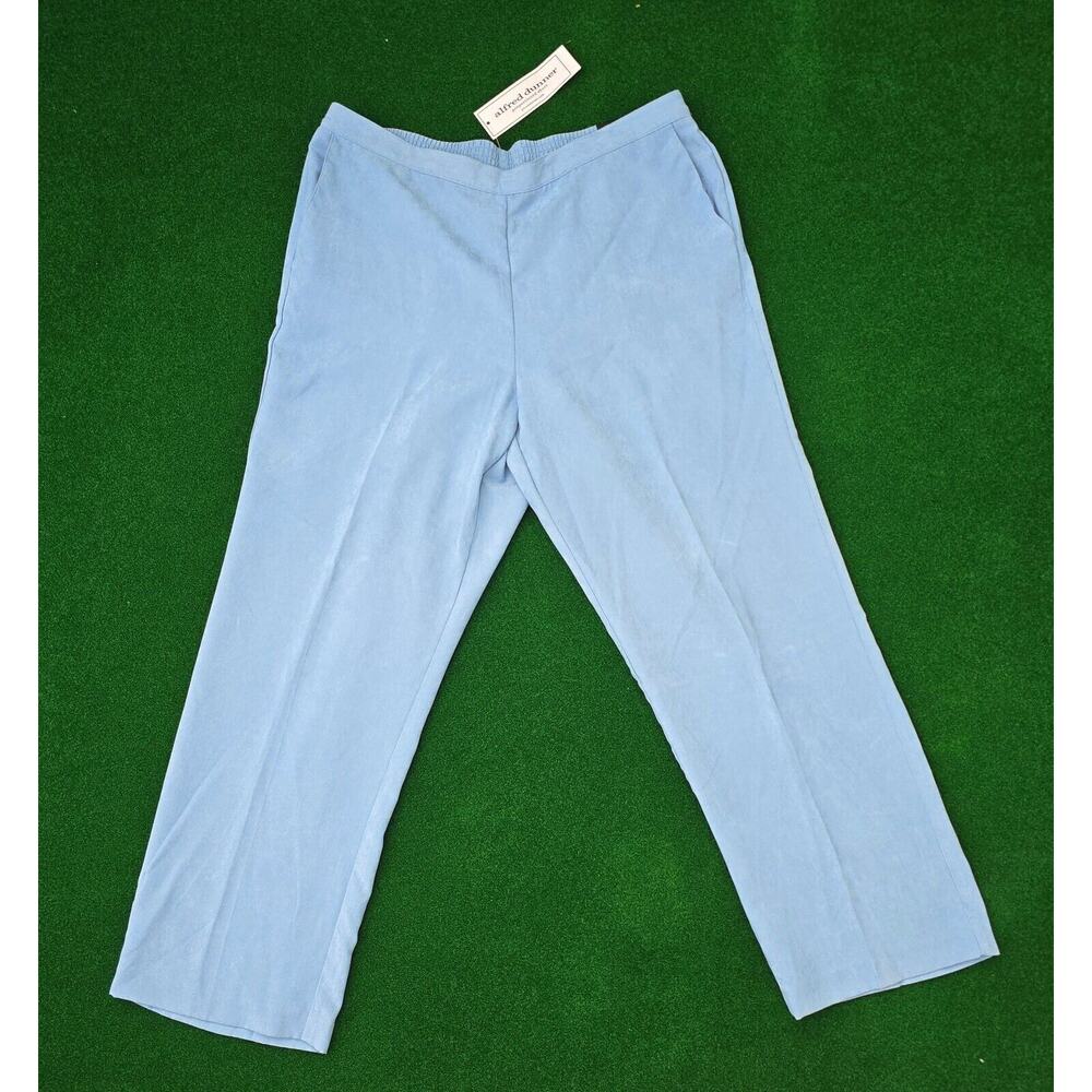 NWT Alfred Dunner Northern Lights Women's Size 16 Classic Fit Pants Dove Blue